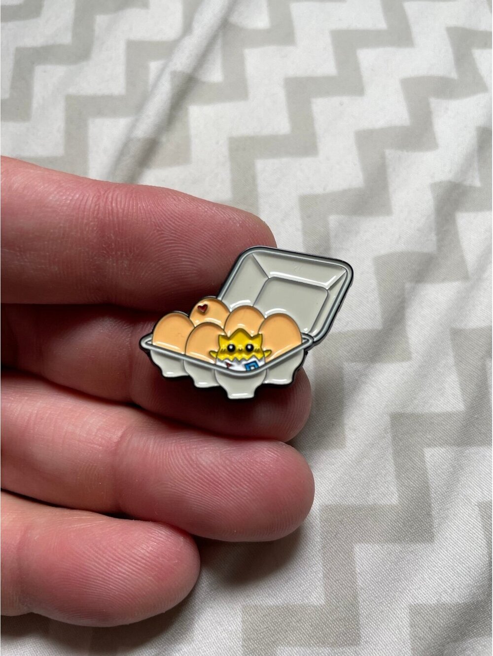 CUTE Pokemon Togepi Egg Carton ENAMEL PIN anime